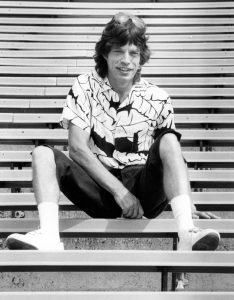 Mick Jagger photographed in August 1981 in Philadelphia.