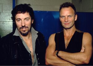 Bruce Springsteen and Sting in Philadelphia