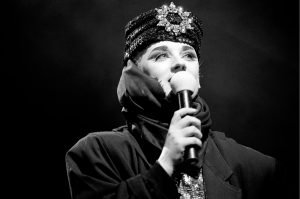 Boy George and Culture Club performing in Philadelphia