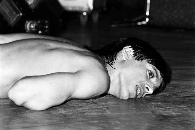 Iggy Pop performing on The Idiot World tour at the Tower Theater in Philadelphia.