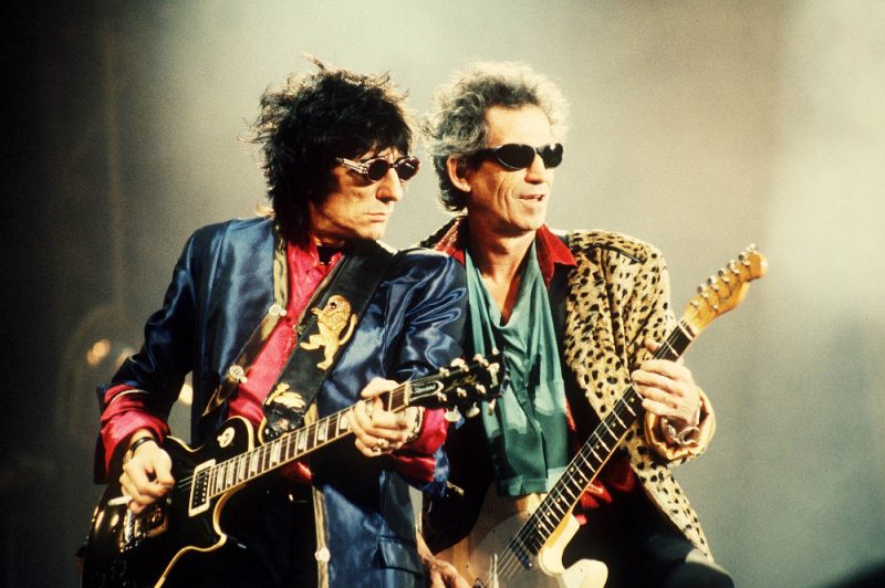 Ron Wood and Keith Richards of the Rolling Stones in Philadelphia