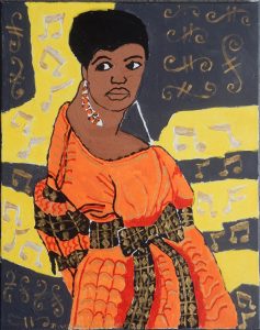 Aretha Franklin Painting